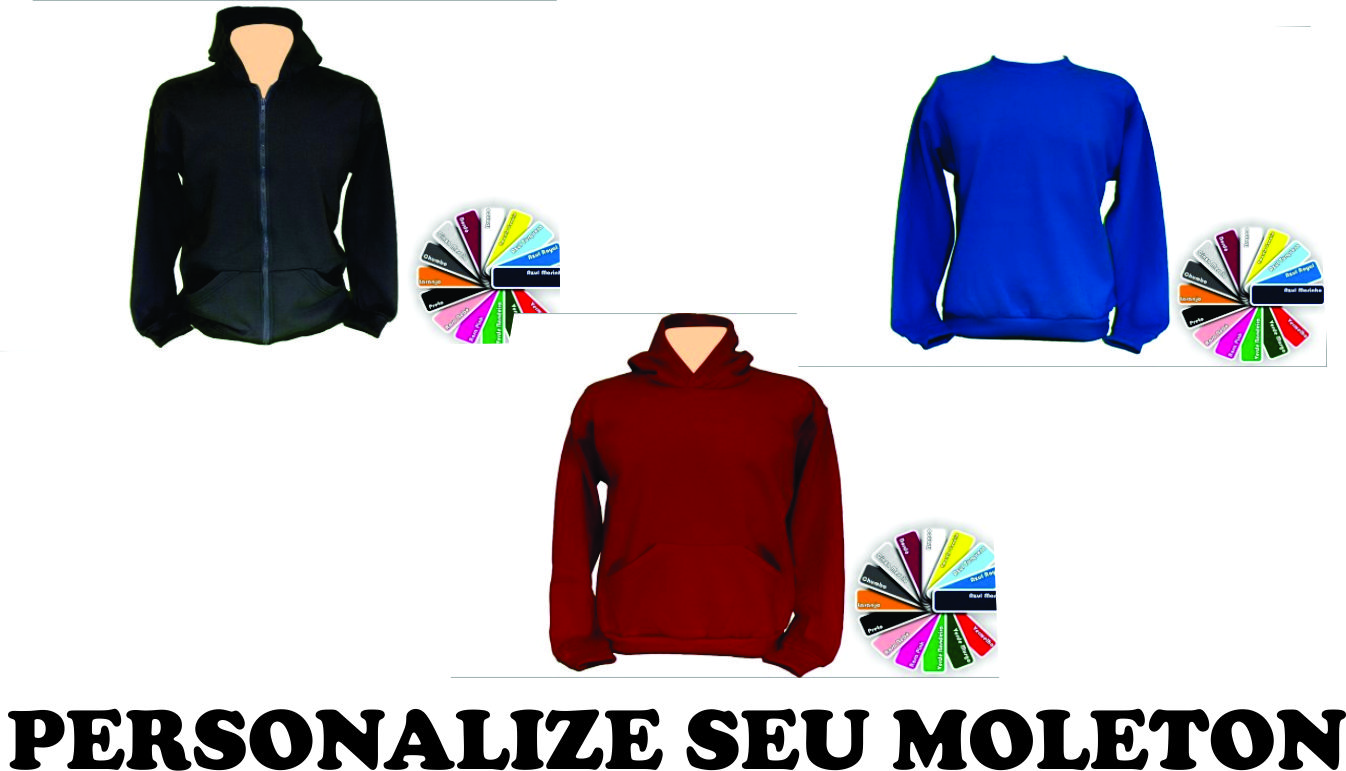 camisetas e moletons personalizados